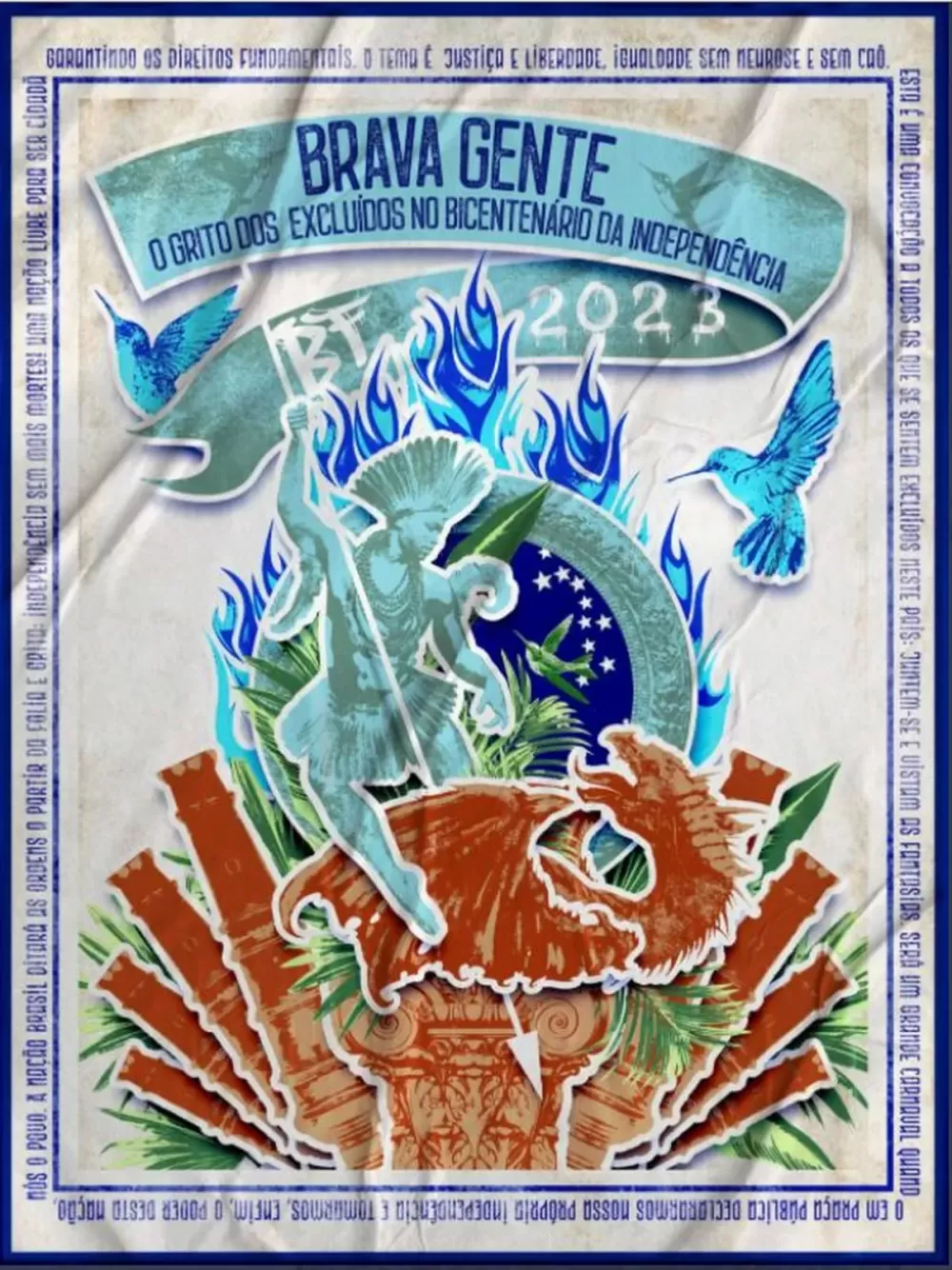 Carnaval 2023: Logo Oficial Gres Beija-Flor de Nilópolis 