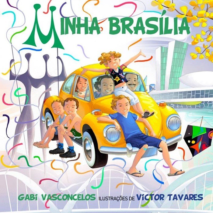 Gabi Vasconcelos é alfabetizadora e autora do livro Minha Brasília 