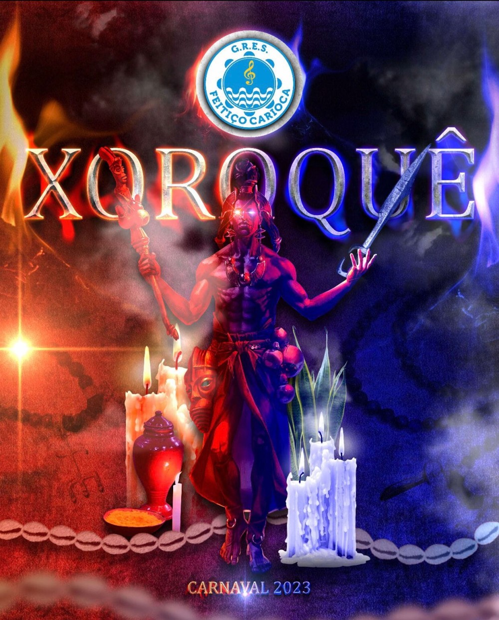 Carnaval 2023: Logo Oficial Gres Feitiço Carioca 