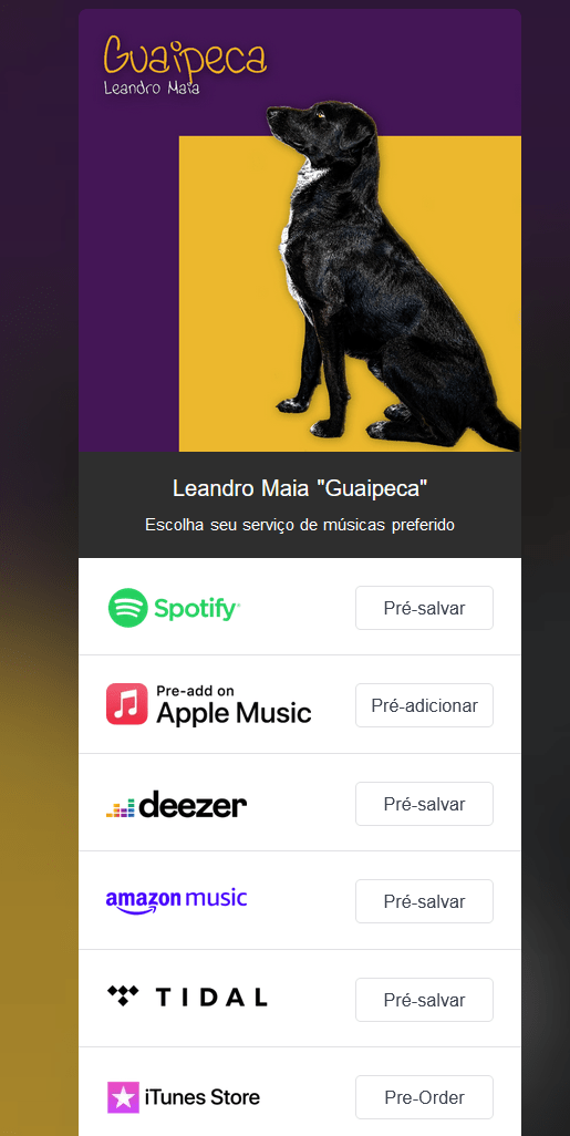 Capa do single Guaipeca - Foto: Patrick Tedesco 