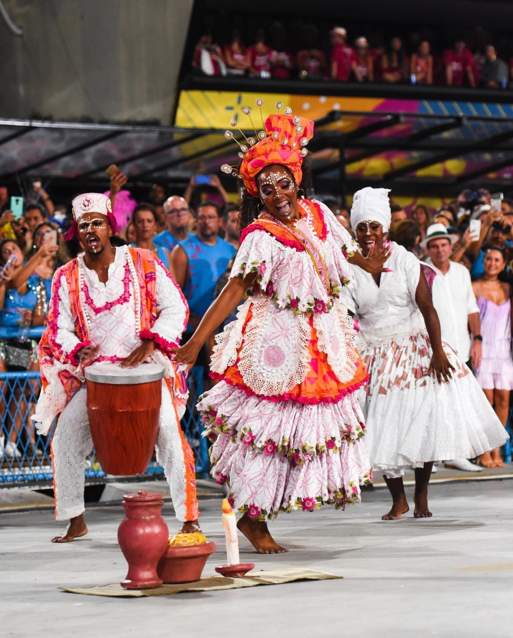 Favorita pelo público, desfile da Estação Primeira Magueira - Foto: Rio Carnaval Reprodução 