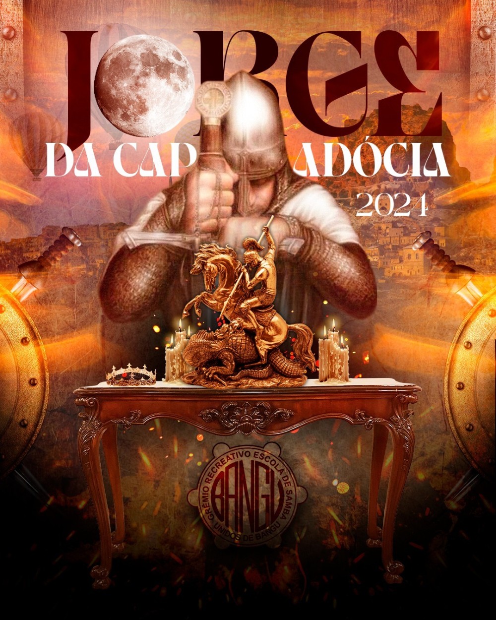 Carnaval 2024: Logo Oficial Gres Unidos de Bangu 