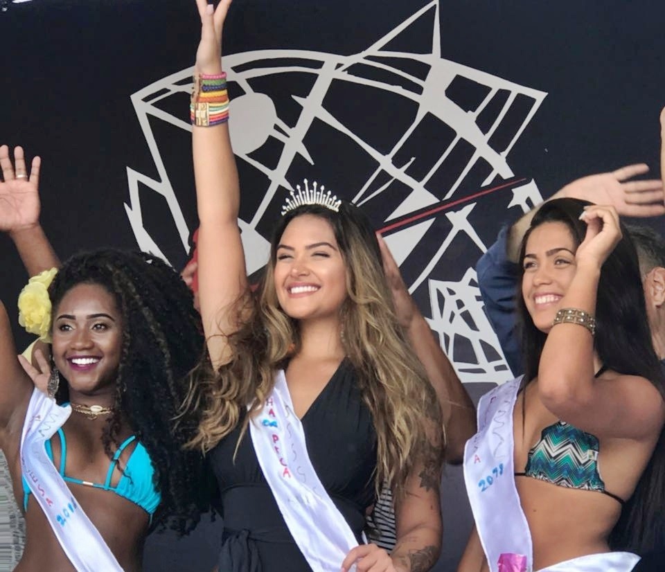 Andreza Clemente foi enfaixada 1ª Princesa da Pesca de Maricá/RJ - Foto / Divulgação 