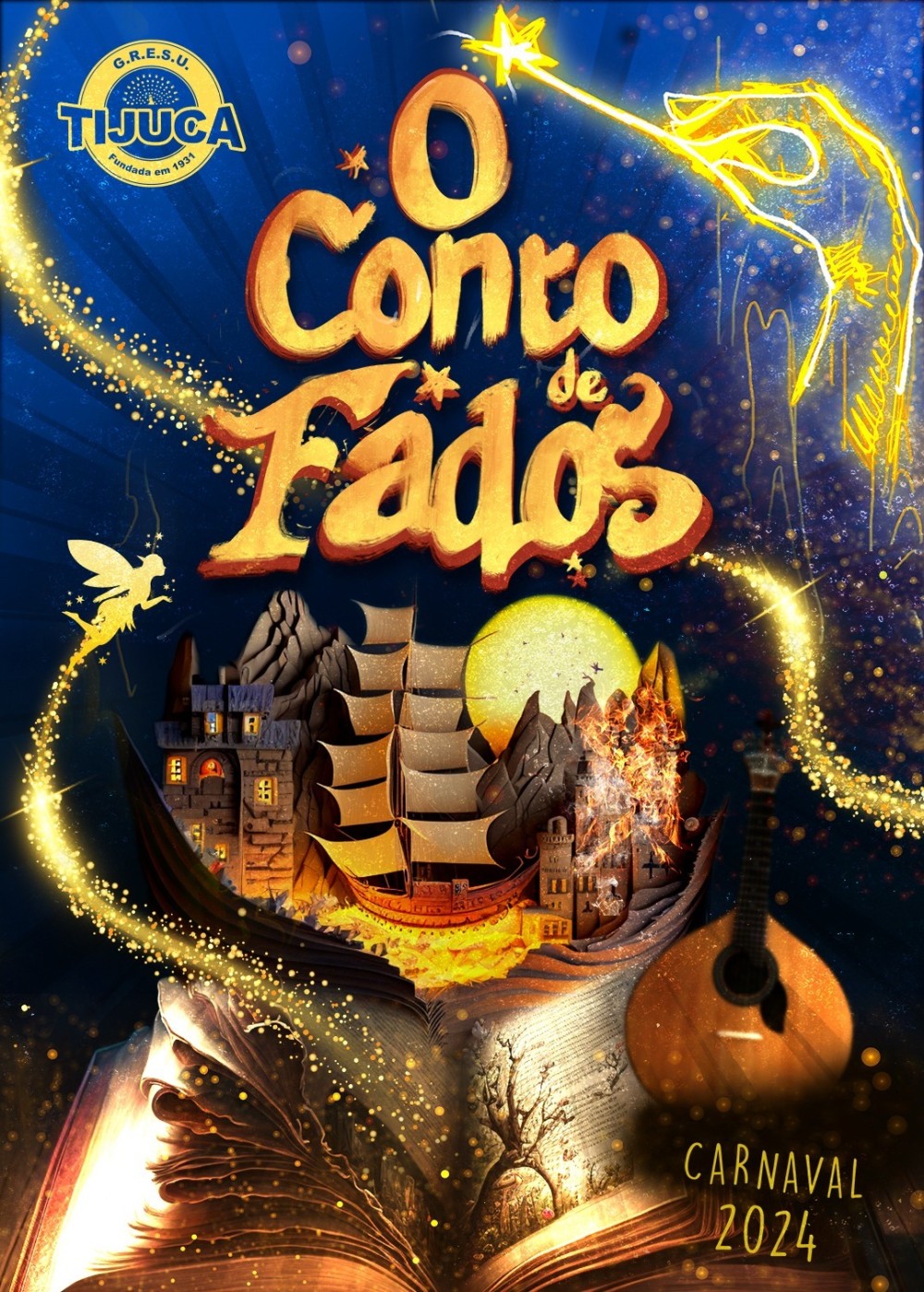 Carnaval 2023: Logo Oficial Gres Unidos da Tijuca 