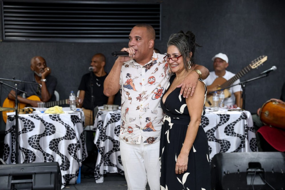 Leonardo Bessa e Valeria Amorim. Terceira edição da roda dos poetas homenageará Wilson Moreira - Foto: Divulgação 
