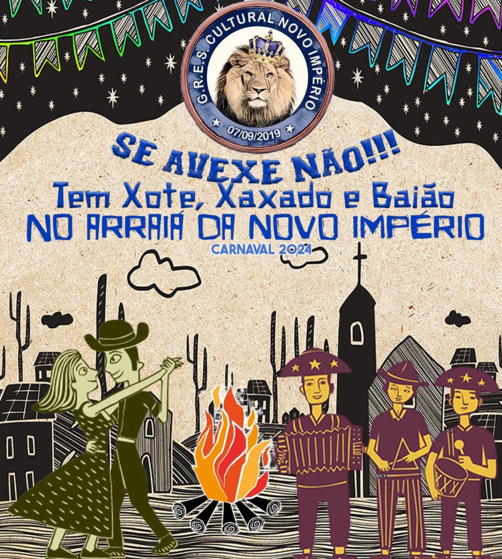 Carnaval 2024: Logo Oficial Gresc Novo Império 