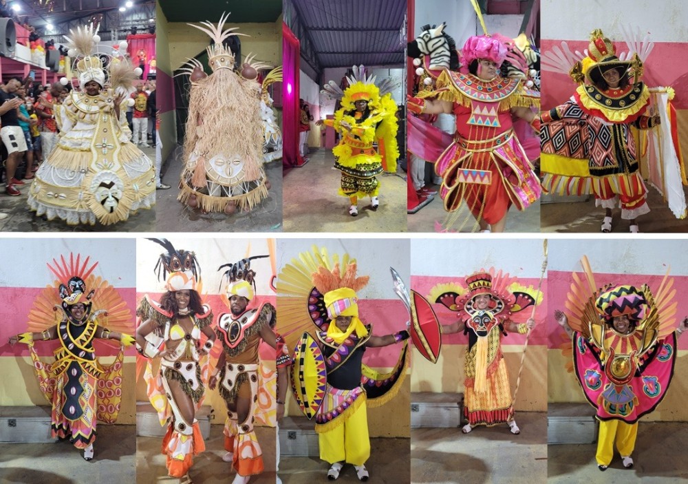 União do Parque Acari apresentou os protótipos desenvolvidos pelo carnavalesco André Tabuquine - Fotos: Divulgação 