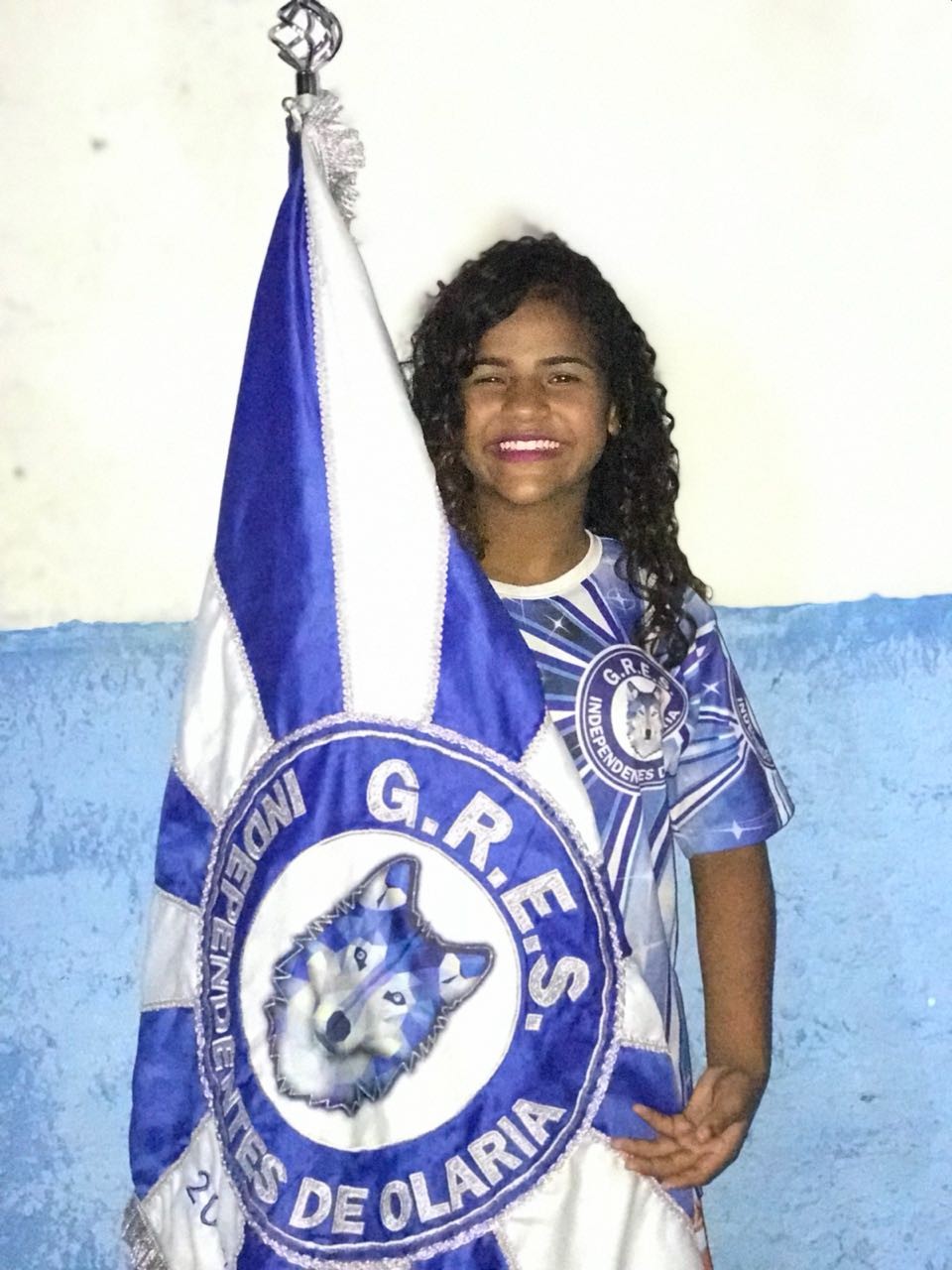 Além de muito nova, Manu Brasil disse que vai dar o melhor pela Independentes de Olaria - Foto / Divulgação