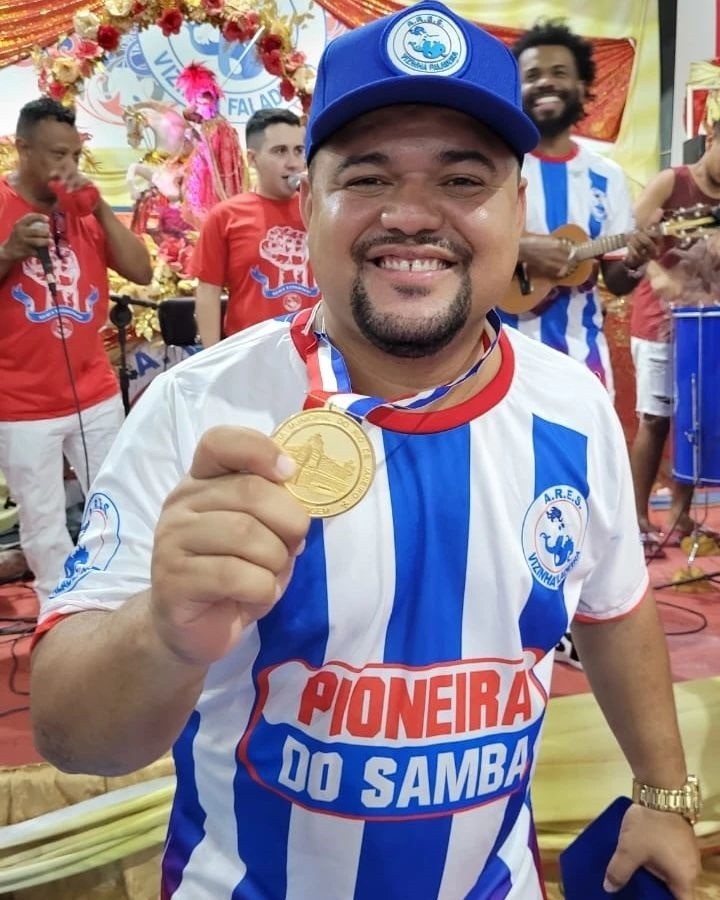 Presidente da Ares Vizinha Faladeira, David dos Santos - Foto: Reprodução Instagram 