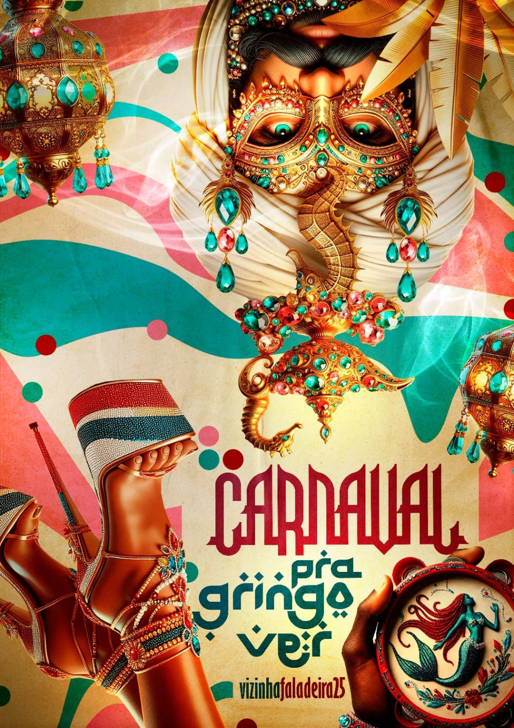 Carnaval 2025: Logo Oficial Ares Vizinha Faladeira 