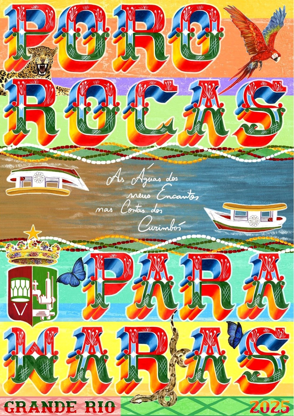 Carnaval 2025: Logo Oficial Gres Acadêmicos do Grande Rio 