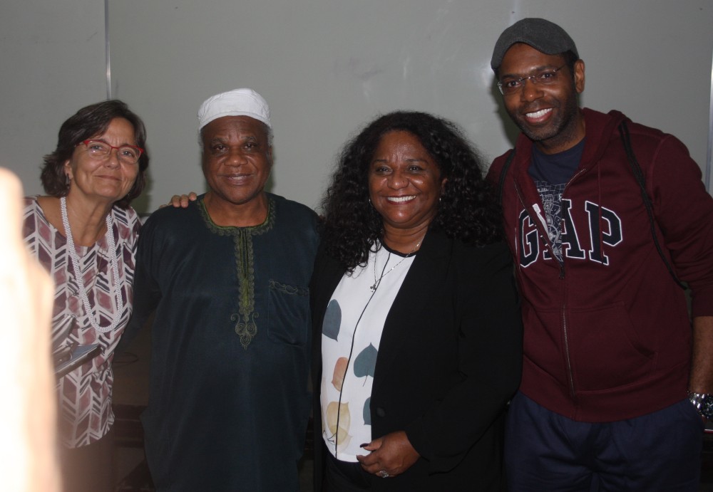 Martha Abreu. Ivanir dos Santos, Nilcemar Nogueira e Antônio Carlos Higino, no IFCS - Foto / Divulgação