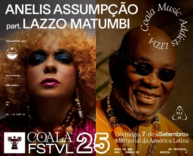 Anelis Assumpção e Lazzo Matumbi - Foto: Divulgação 