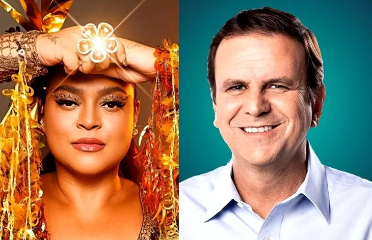 Preta Gil - Foto de Capa: Reprodução / Instagram e Eduardo Paes - Foto de Capa: Reprodução / Facebook