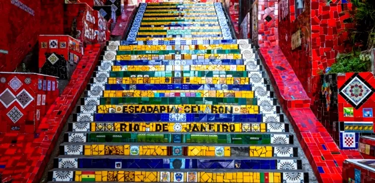 Escadaria Selarón (Escadaria do Convento) - Foto de Capa: Divulgação 