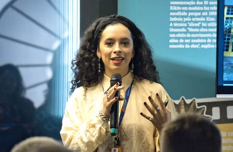 Sofia Ferreira apresentou ações do IECINE - Foto de Capa: Lucas Fialho