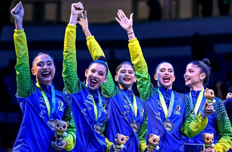 Foi a segunda medalha do país na história do Mundial de Ginástica Rítmica, que teve sua 41ª edição - Foto de Capa: Mariana Raphael / MEsp