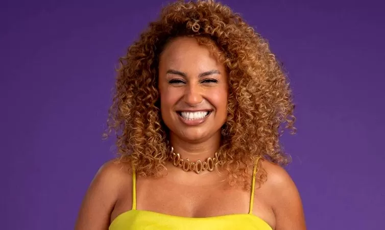 Jornalista Karine Alves - Manoella Melo / TV Globo