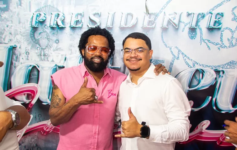 Xande de Pilares e Presidente Matteus Gonçalves - Foto de Capa: Gabriel Belmiro