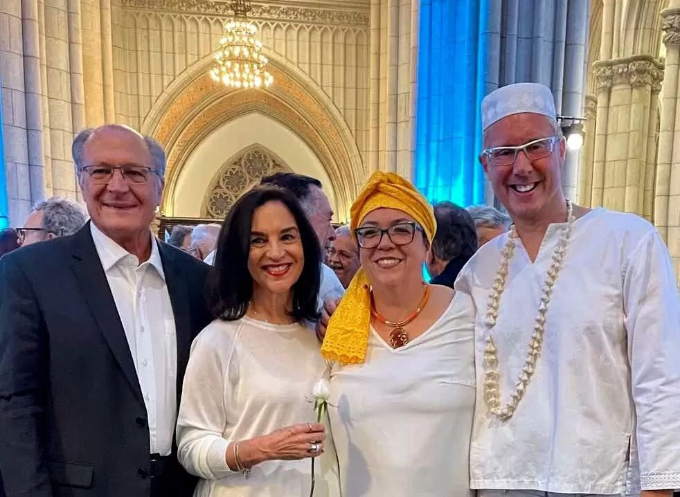 Geraldo Alckmin, Maria Lúcia Guimarães Ribeiro Alckmin, Mãe Kelly D’Angiles e Pai Denisson D’Angiles - Foto de Capa: Divulgação 