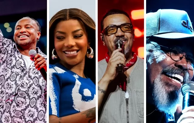 Thiaguinho, Ludmilla, Belo e Jorge Aragão - Foto de Capa: Divulgação 