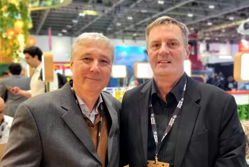 Luiz Strauss, presidente-executivo do Visit Rio e Glauco Fuzinatto, representante do Visit Rio na Europa - Foto de Capa: Divulgação 