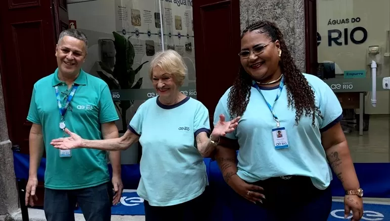 Funcionários da empresa - Foto de Capa: Divulgação / Águas do Rio 