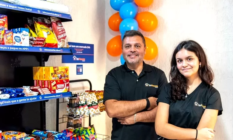 Marcel de Castro, licenciado InHouse Market no Rio de Janeiro e Letícia, sua filha - Foto de Capa: Divulgação 