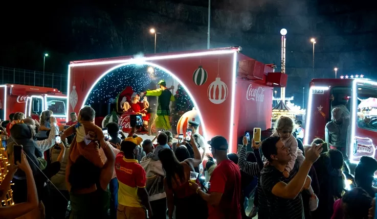 Caravana de Natal da Coca-Cola - Foto de Capa: Divulgação 