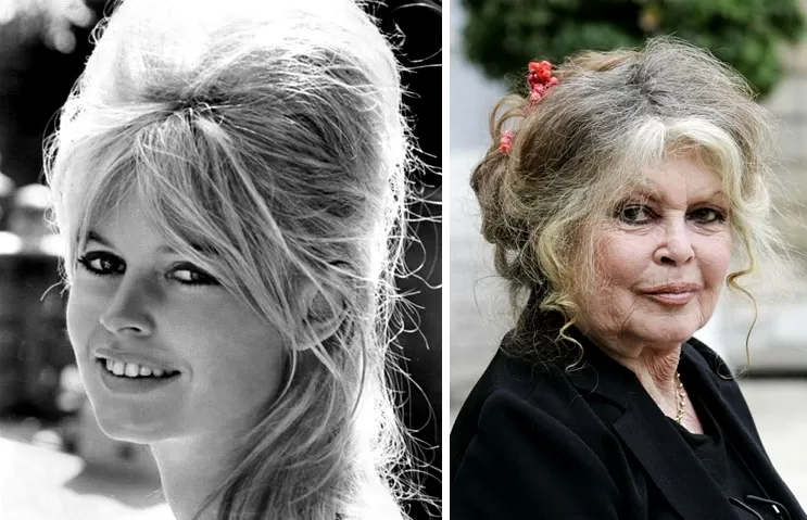 Brigitte Bardot (1a Foto: Wikipédia ) - (2a Foto: Getty Images) 