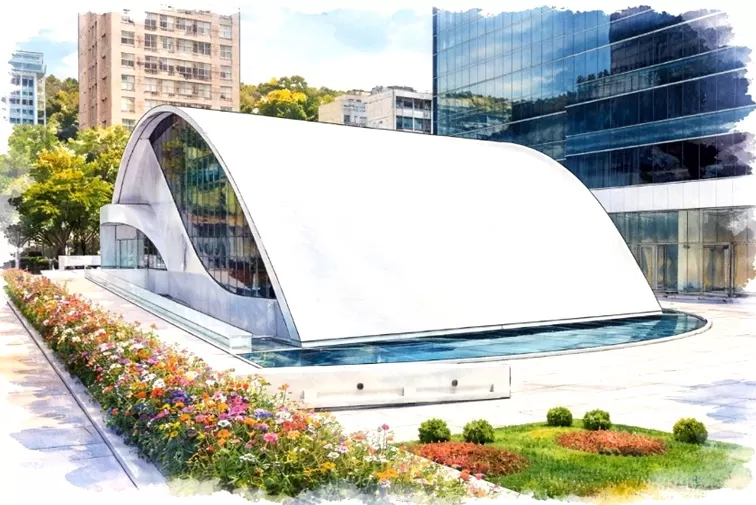 Foto de Capa: Esplanada da FGV, em Botafogo | Equipes FGV Arte e Responsabilidade Social