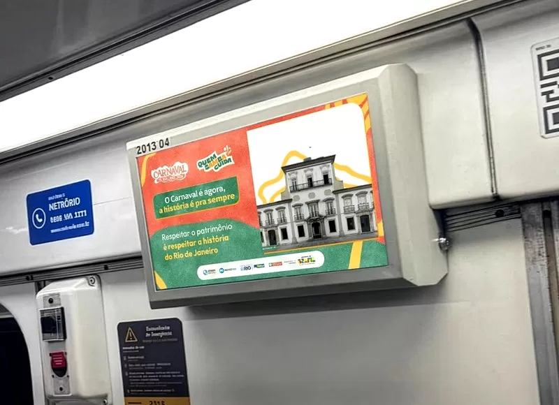 Carnaval nos trilhos da história: Quem samba no Metrô, cuida do nosso patrimônio!