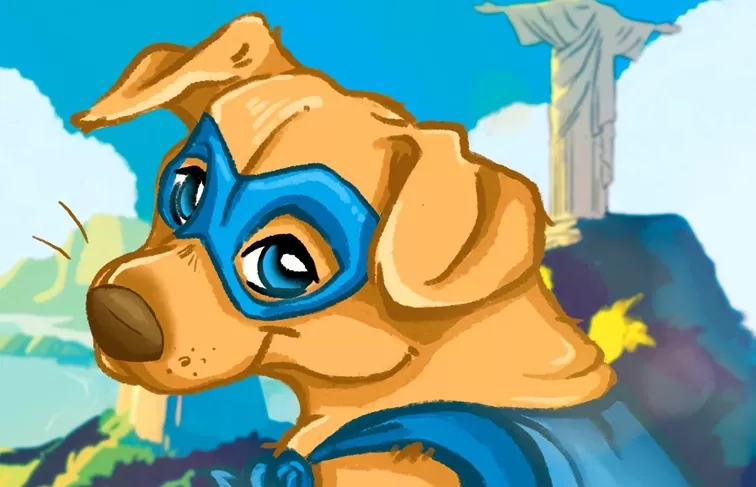 O herói que o Brasil esperava: Vira-lata Caramelo ganha superpoderes em nova aventura infantil