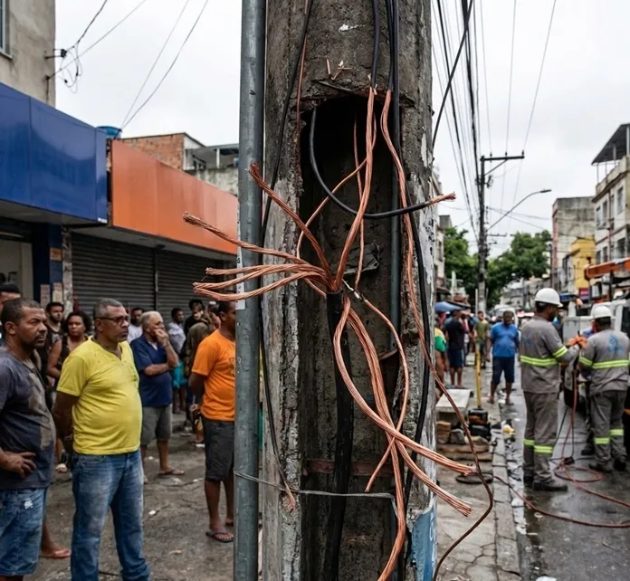 O Crime que Desliga o Rio: O Portal AL não vai se calar diante do caos dos furtos de cabos
