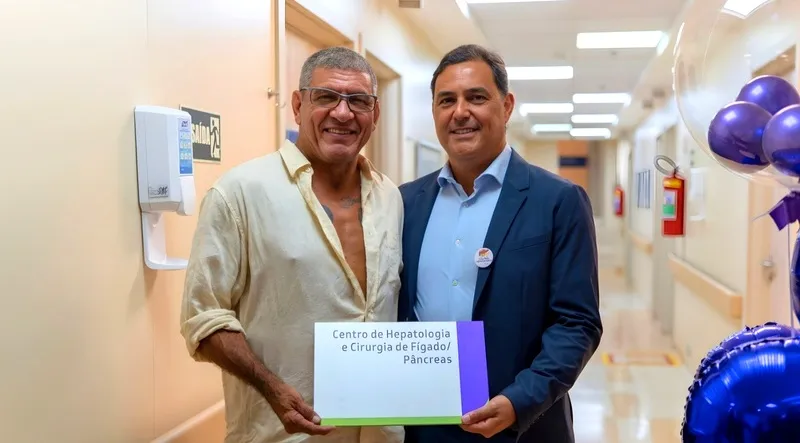 Honório Filho reencontrou o cirurgião Eduardo Fernandes - Foto de Capa: Divulgação / Rede Américas