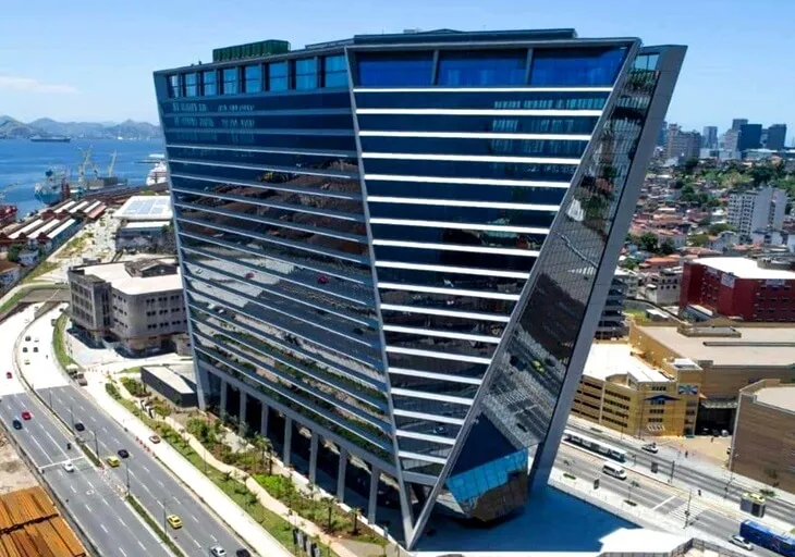 Belíssimo edifício Aqwa Corporate, sede da Enel Distribuidora Rio / Reprodução