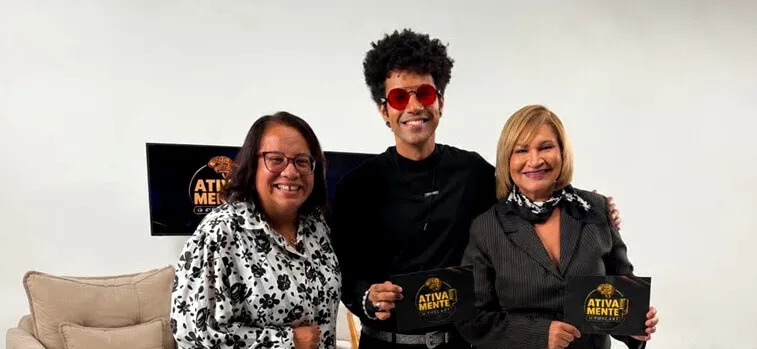 Márcia Gomes, D'Black e Ana Ribeiro - Foto de Capa: Divulgação / Podcast Ativamente 