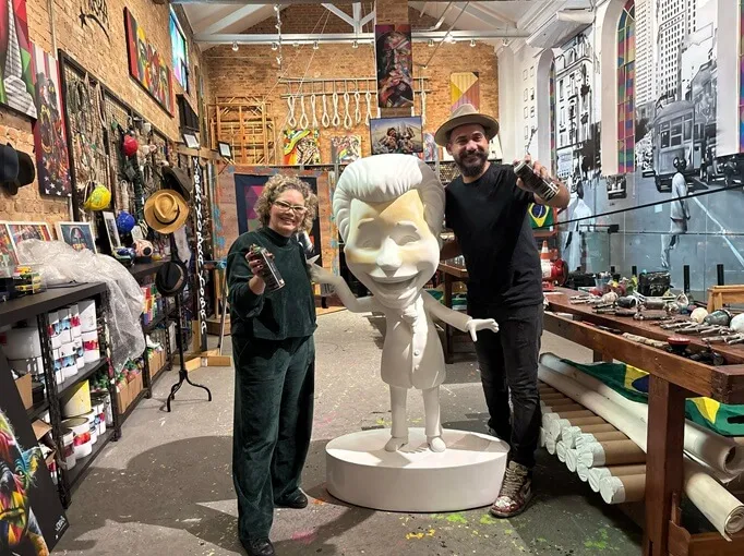 Cintia Abravanel e Eduardo Kobra - Foto de Capa: Divulgação 