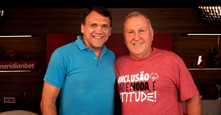 Dejan Petkovic e Zico - Foto de Capa: MF Press Global / Meridianbet