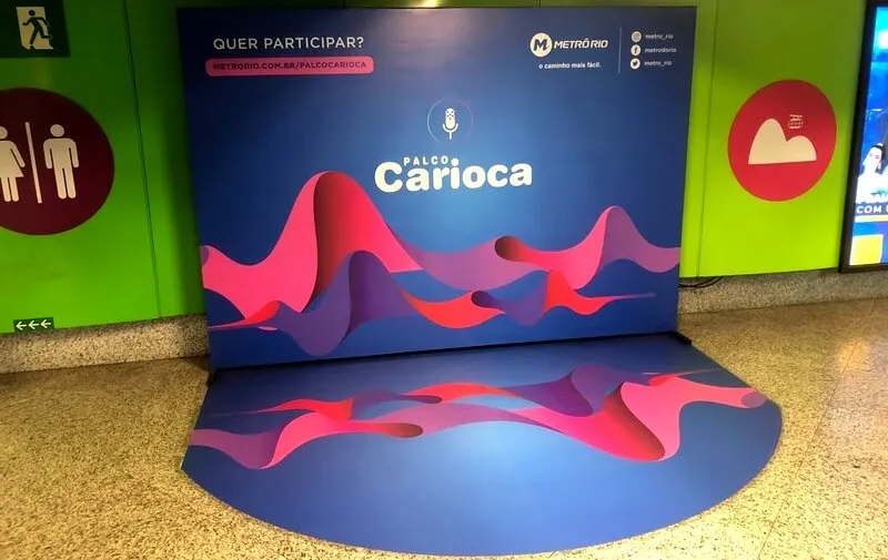 O Palco Carioca - Foto de Capa: Divulgação / MetrôRio