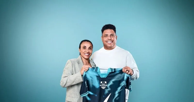Marta e Ronaldo - Foto de Capa: Divulgação / Rexona 