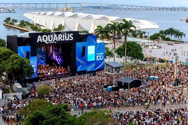 Edição do Projeto Aquarius 2026 na Praça Mauá - Foto de Capa: Fabio Cordeiro
