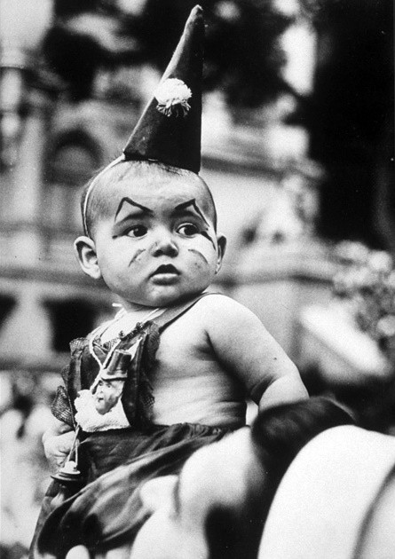 March 1951: Resident dresssed in costume attending the Mardi Gras. (Photo by Leonard Mccombe/Time & Life Pictures/Getty Images)