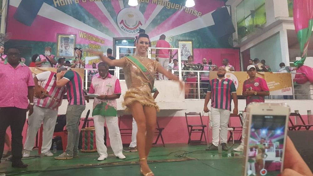 Patrícia Souza vai representar uma Índia no carnaval da verde e rosa - Foto: Divulgação / Gláucio Burle