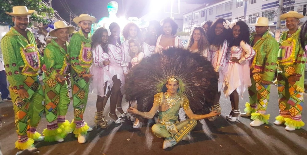 Jhonny Pereira no desfile da Unidos de Manguinhos - Carnaval 2019 - Foto / Divulgação 