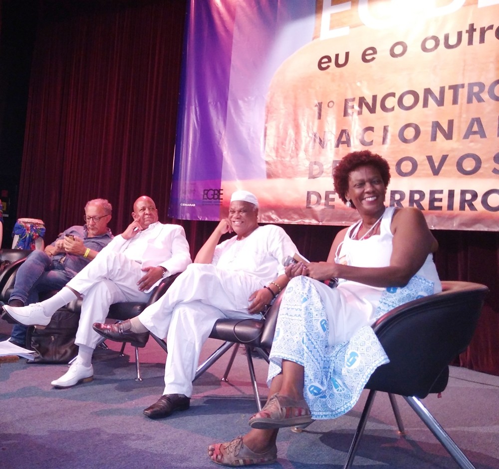 O cineasta Joelzito Araujo, Dr. Hédio Silva Jr, Ivanir dos Santos e Benilda Regina - Foto: Cláudia Viltalino 