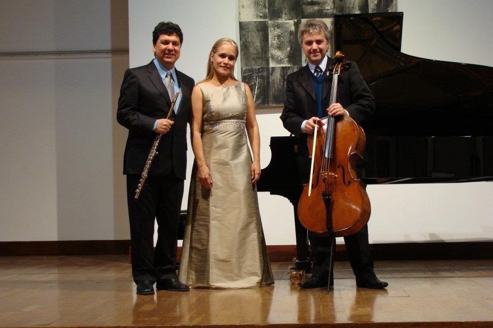 Sergio Barrenechea, Lucia Barrenechea e Hugo Pilger