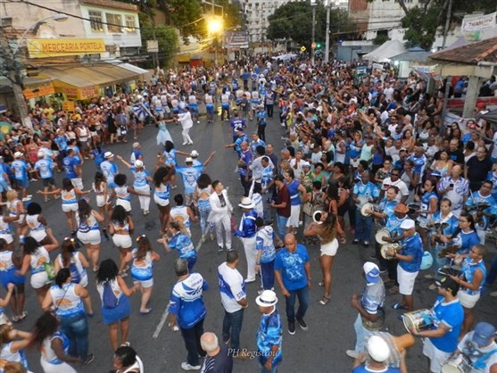 Primeiro ensaio de rua foi realizado na Estrada do Portela, no último domingo - Foto: Paulo Henrique Souza / PH