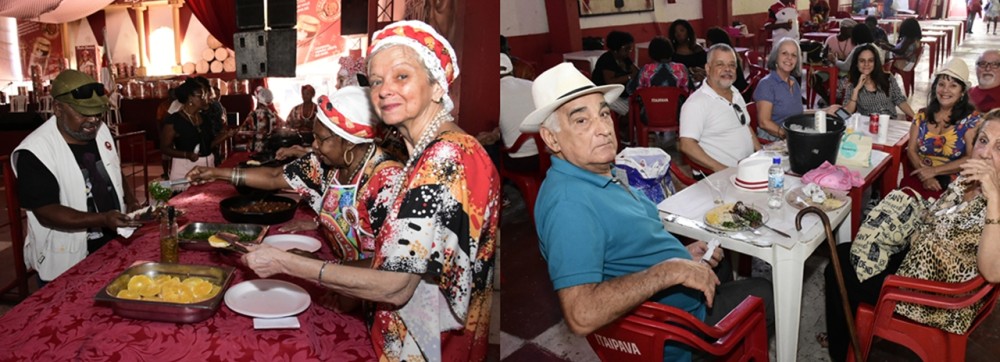Presença de queridos sambistas na quadra da Estácio - Fotos / Divulgação