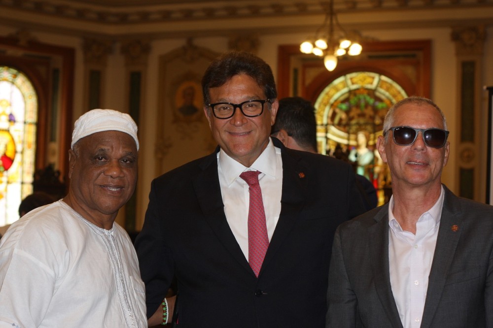 Ivanir dos Santos com Arnon Velmovitsky e Paulo Maltz - FIERJ - Fotos / Divulgação 